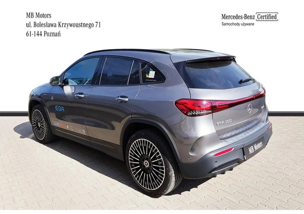Mercedes-Benz EQA cena 239900 przebieg: 13669, rok produkcji 2023 z Łobżenica małe 254
